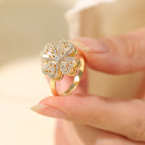 Clover Spinning Ring-Size Adjustable