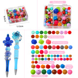 Silicone DIY Bead Set For Pens/Keychains